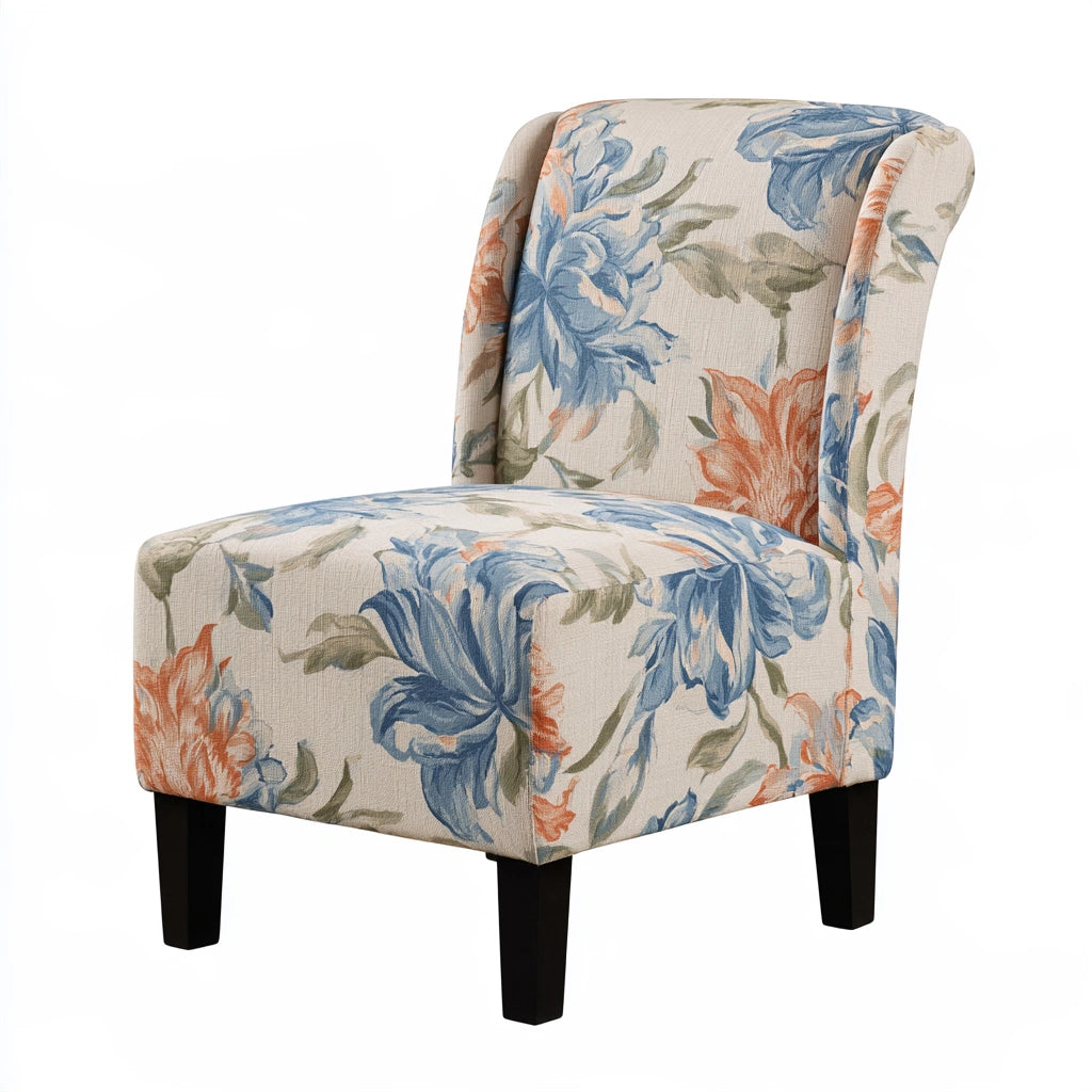 Modern gray accent armchair by theentryandexit with sleek, contemporary design, featuring a slipcover for stylish comfort in living rooms.